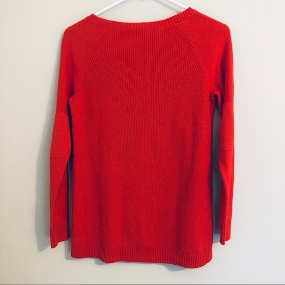 Talbots Ribbed Crewneck Elbow Patches - Picture 5 of 7